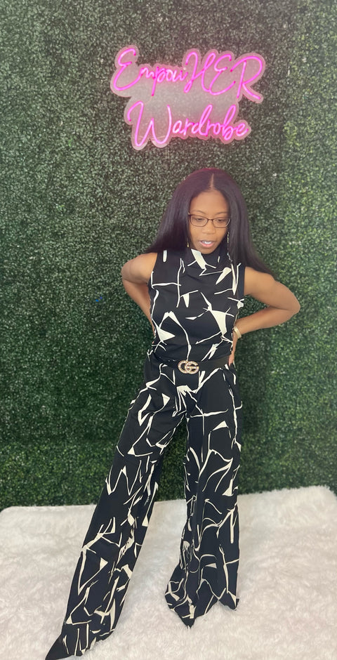 "The Vina" Printed Jumpsuit