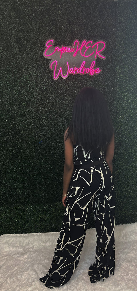 "The Vina" Printed Jumpsuit