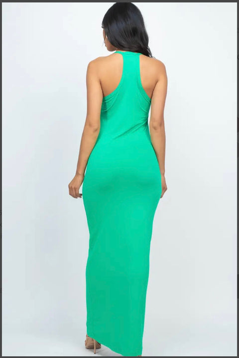 “Mia's” Racer Back Maxi Dress