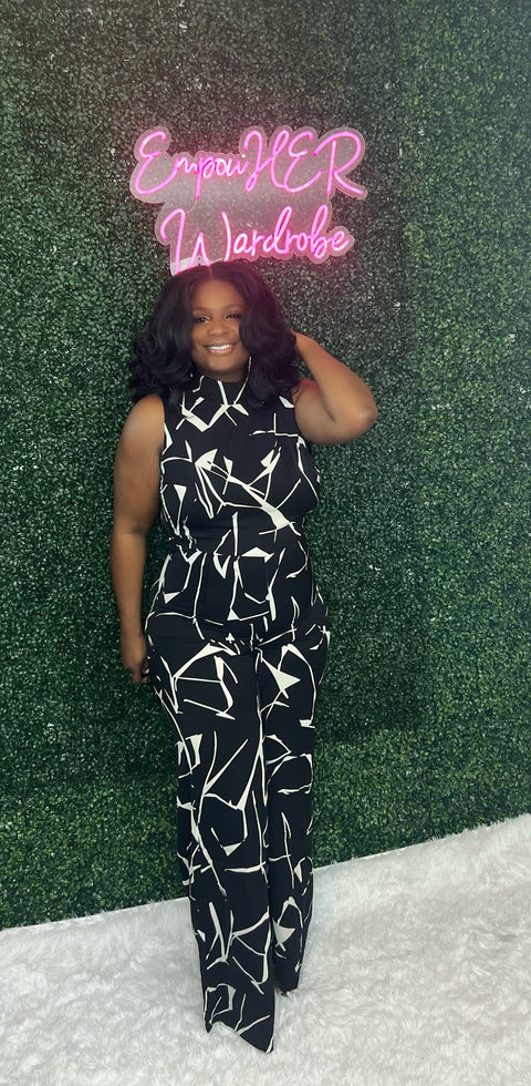 "The Vina" Printed Jumpsuit