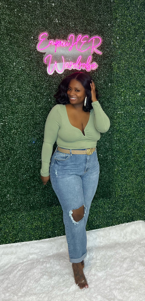 "The Raynica” Ribbed Top