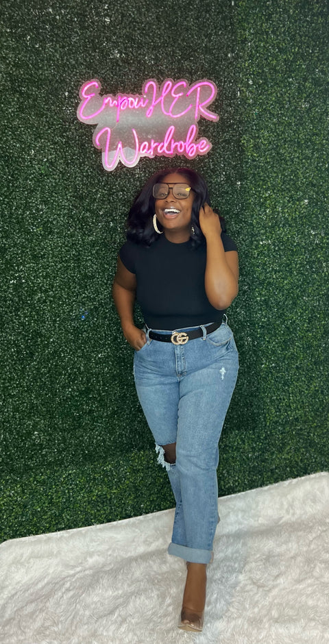 "The Porchea" High Neck Bodysuit